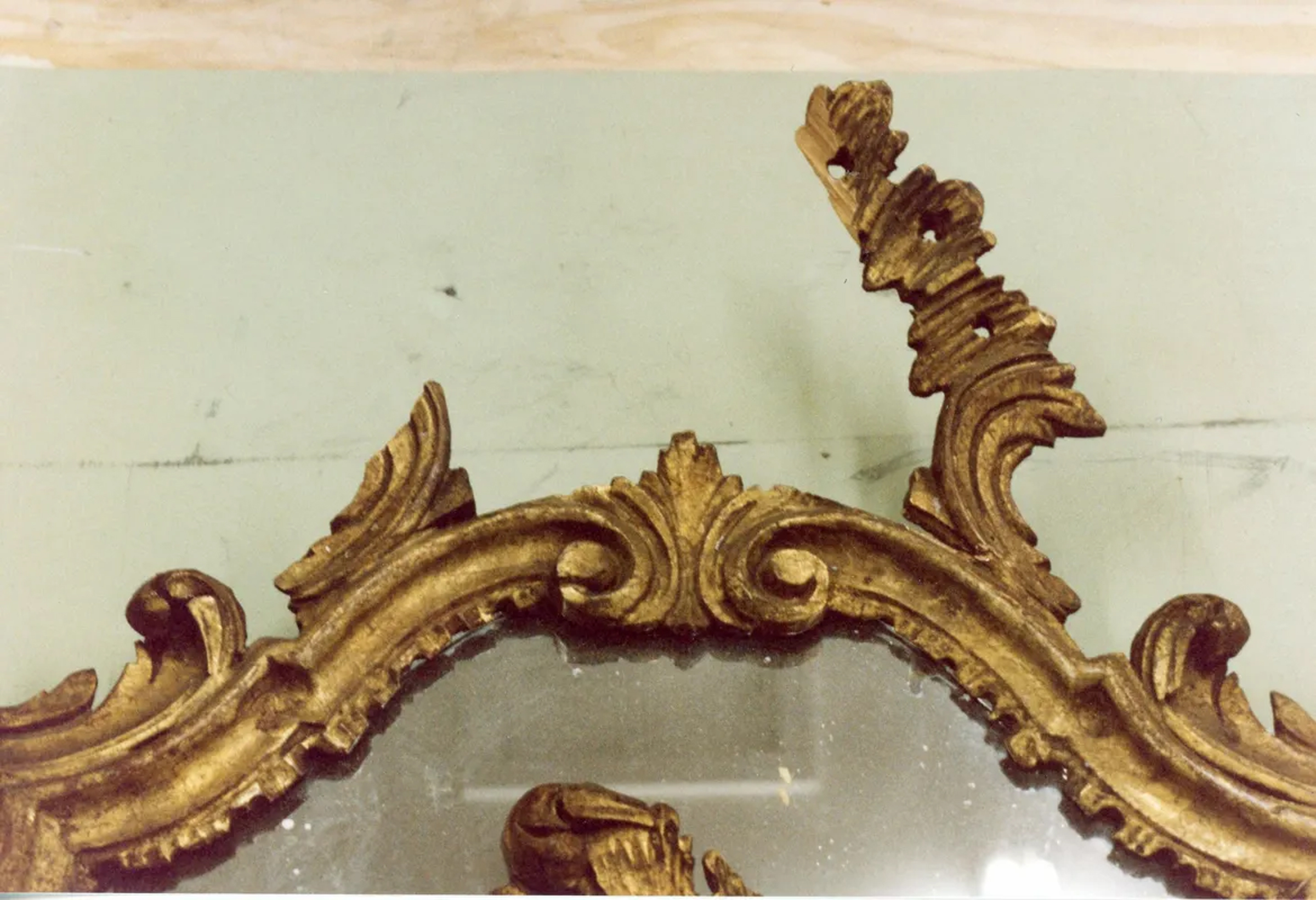 Damaged painting — before restoration #1