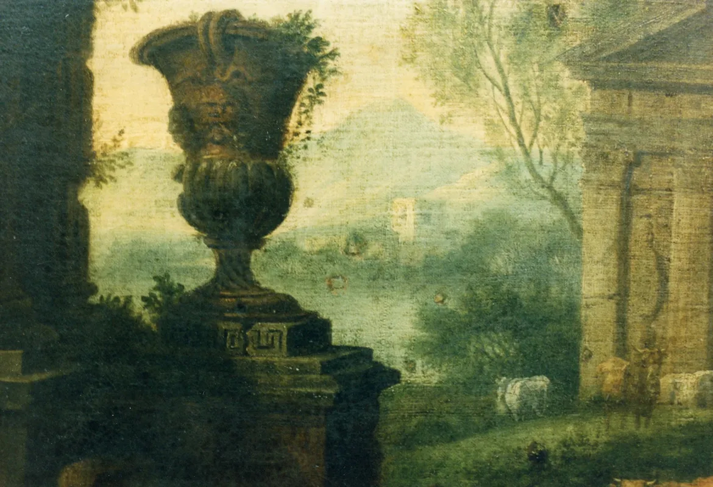 Damaged painting — before restoration #10