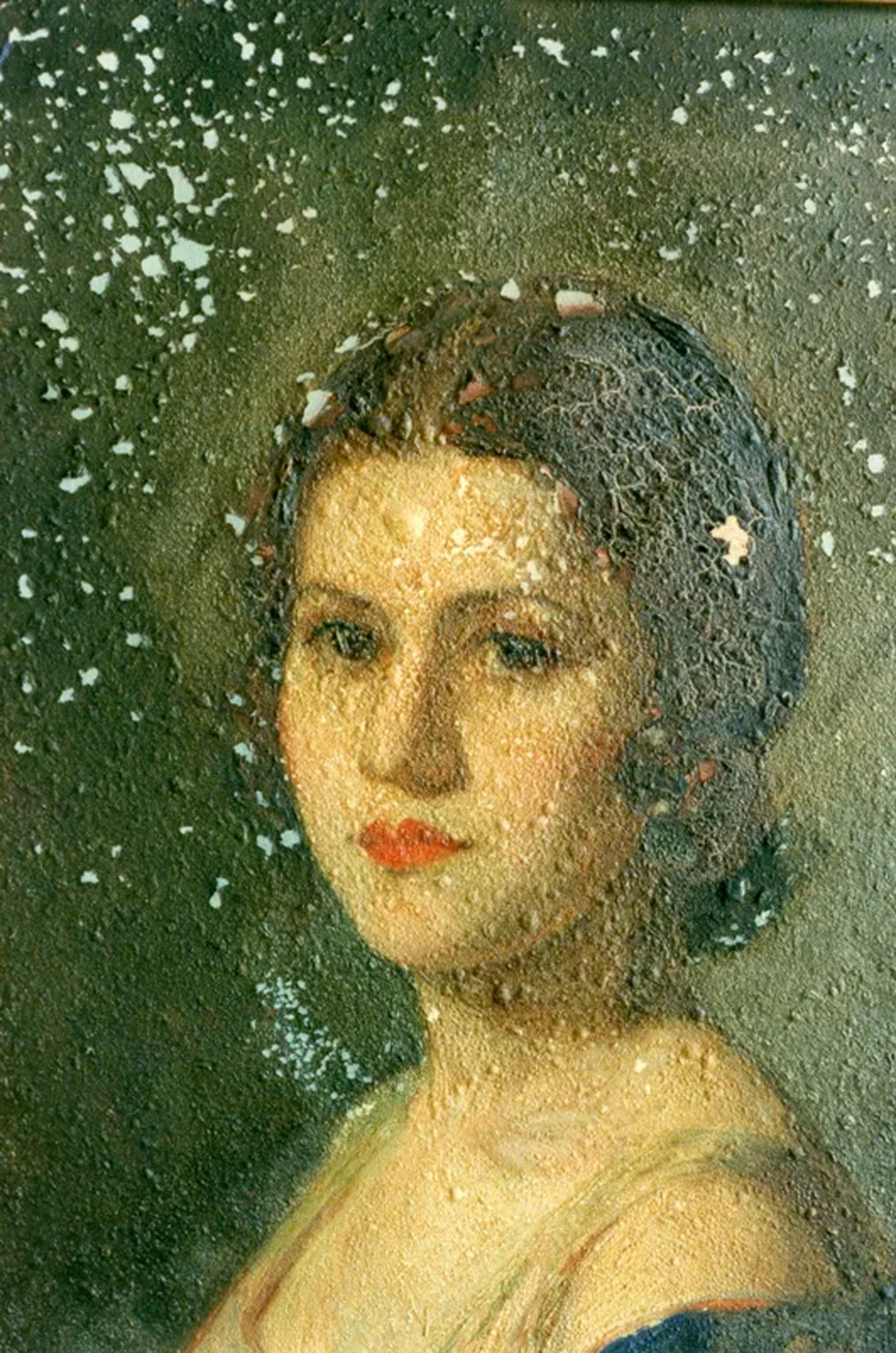Damaged painting — before restoration #4