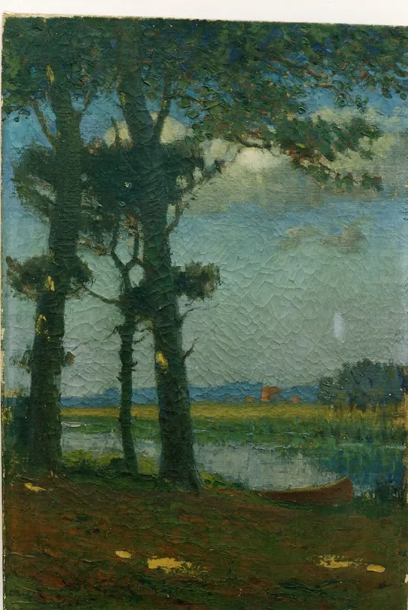 Damaged painting — before restoration #7
